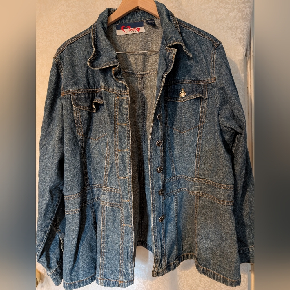 SWAK Jeans‎  Denim Jacket Vintage Sz. 22/24W.